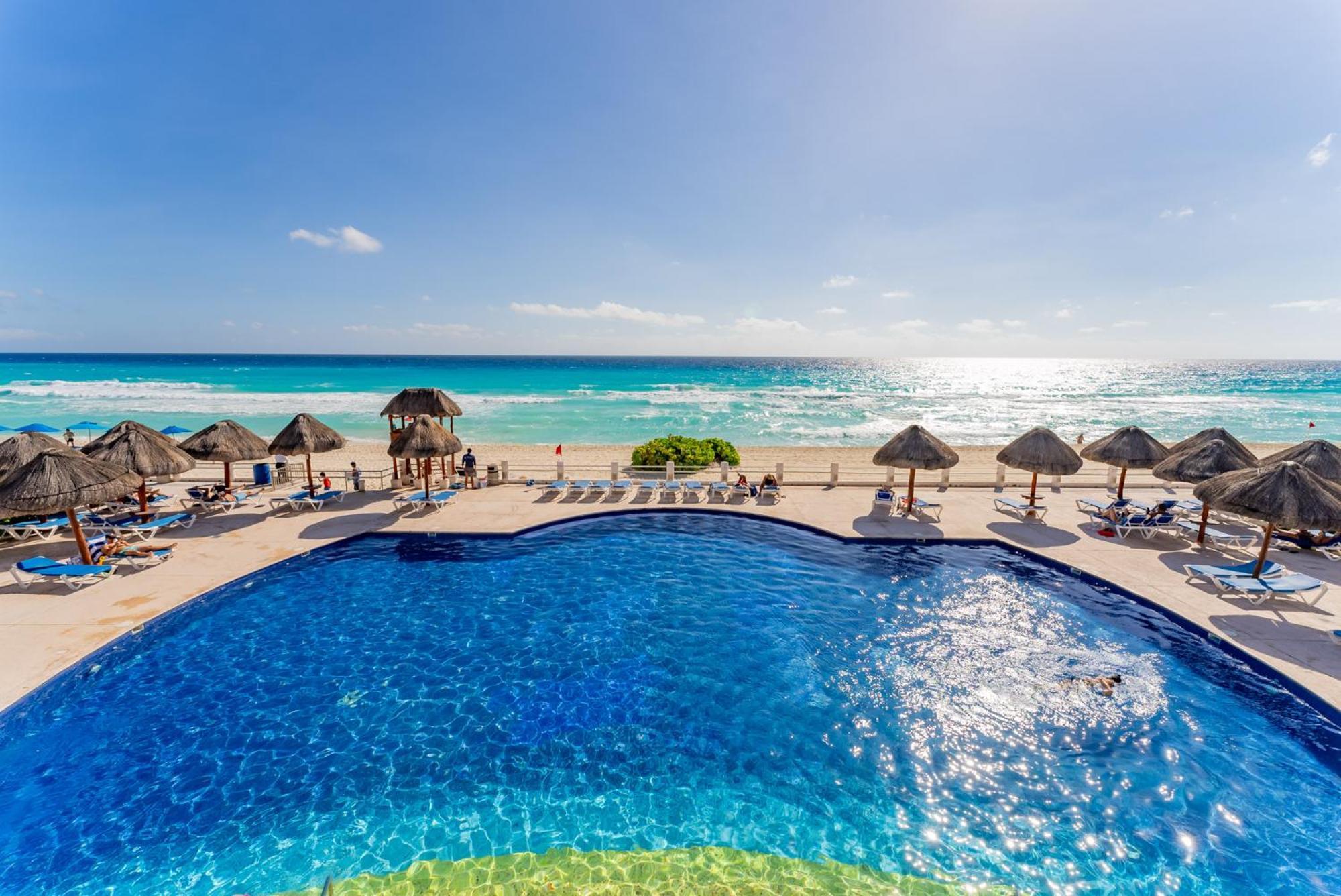 Amazing Caribbean Ocean View At Villas Marlin In קנקון מראה חיצוני תמונה