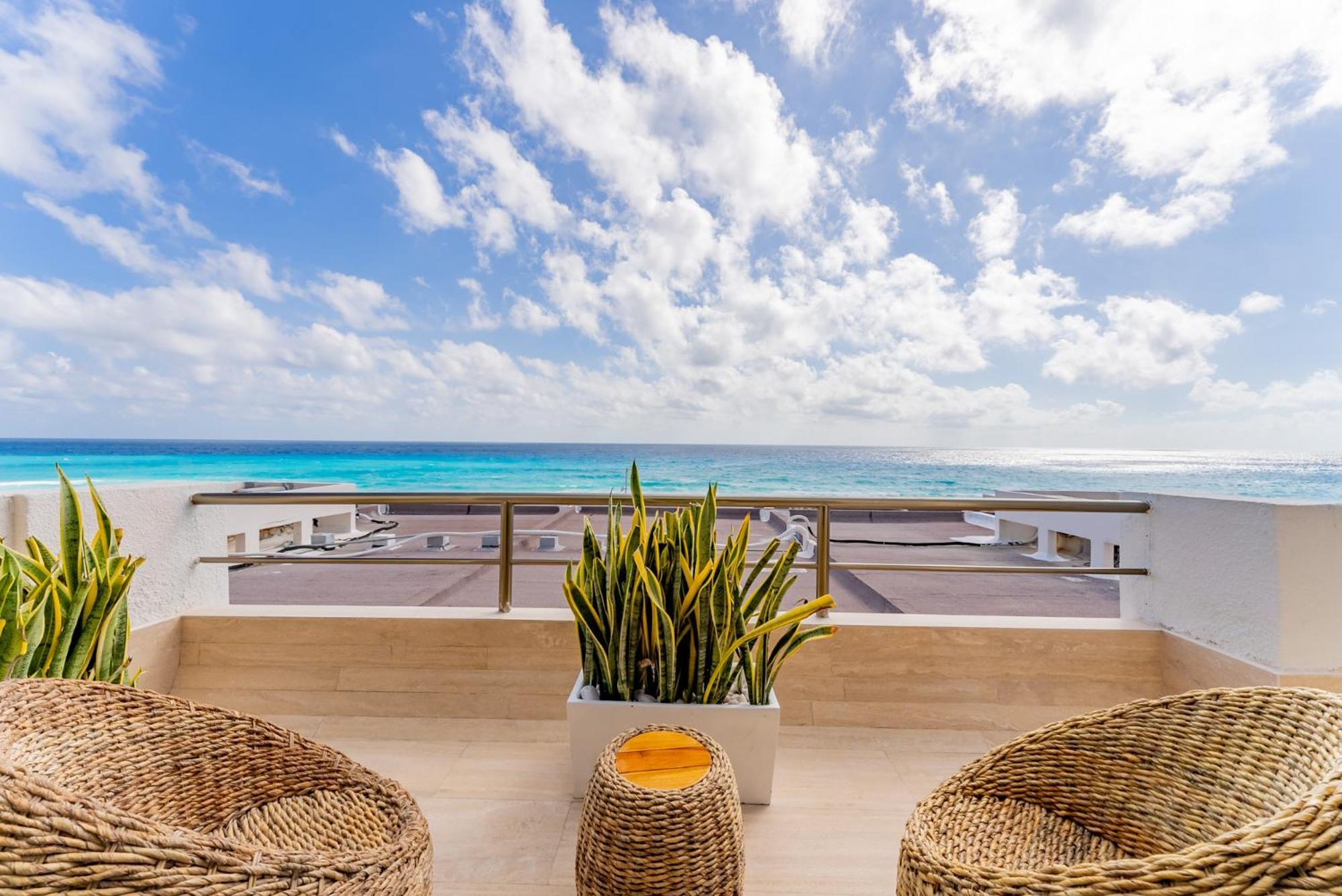 Amazing Caribbean Ocean View At Villas Marlin In קנקון מראה חיצוני תמונה