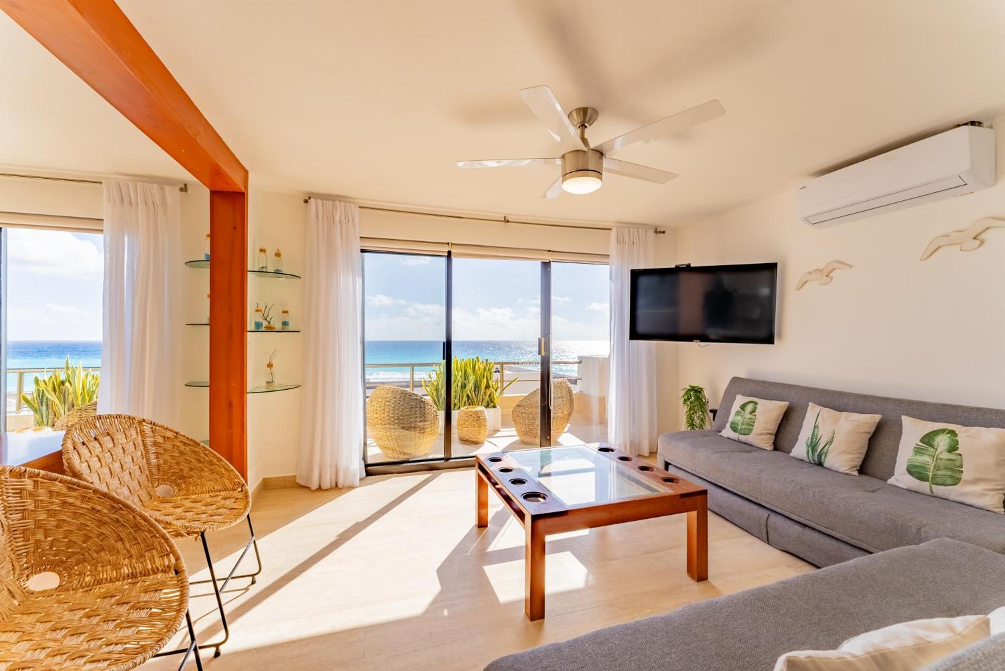 Amazing Caribbean Ocean View At Villas Marlin In קנקון מראה חיצוני תמונה
