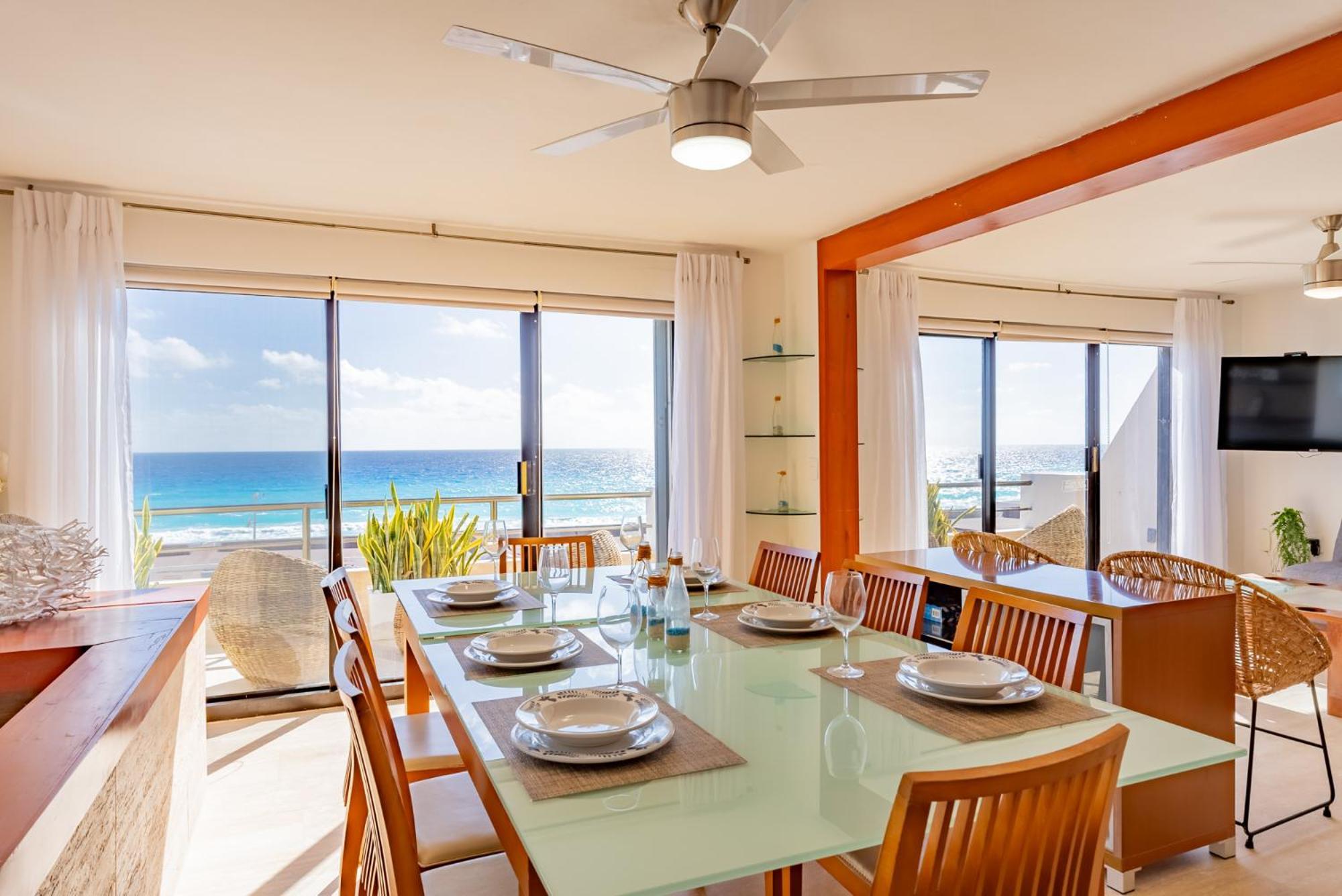Amazing Caribbean Ocean View At Villas Marlin In קנקון מראה חיצוני תמונה